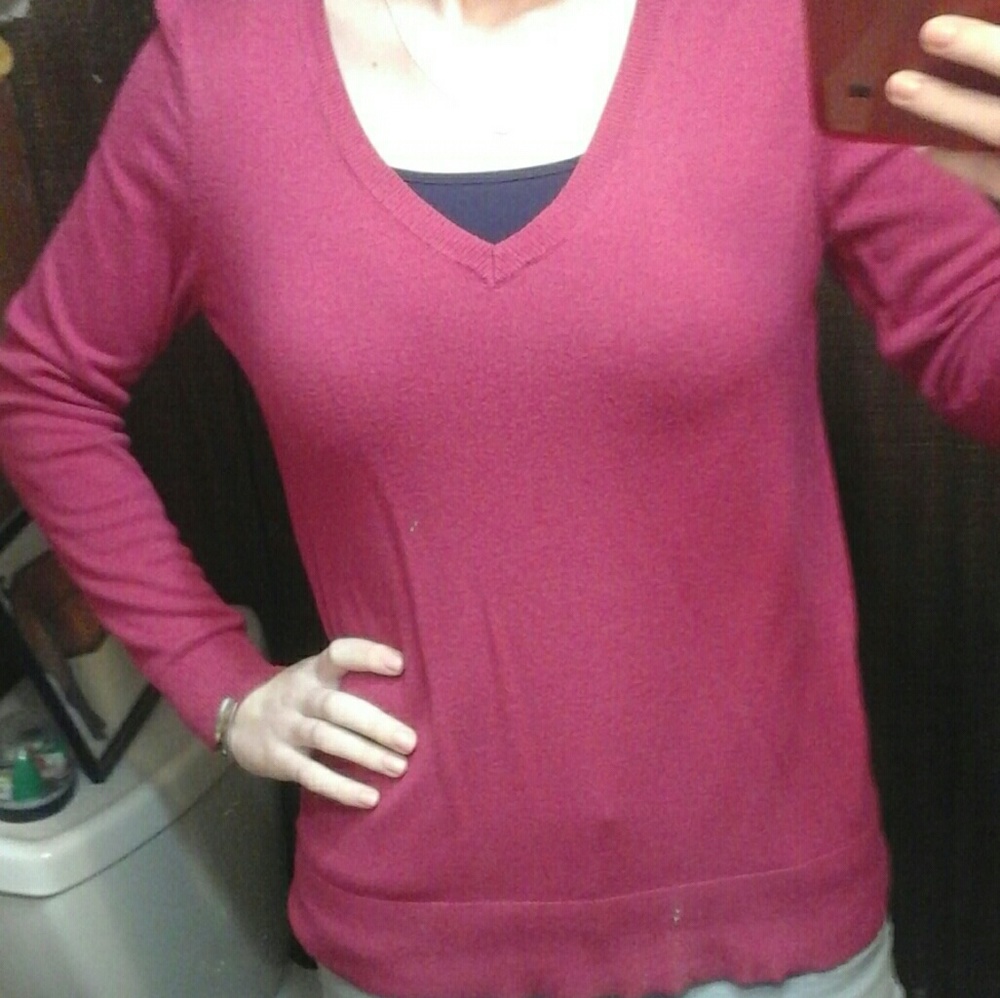 Pink sweater